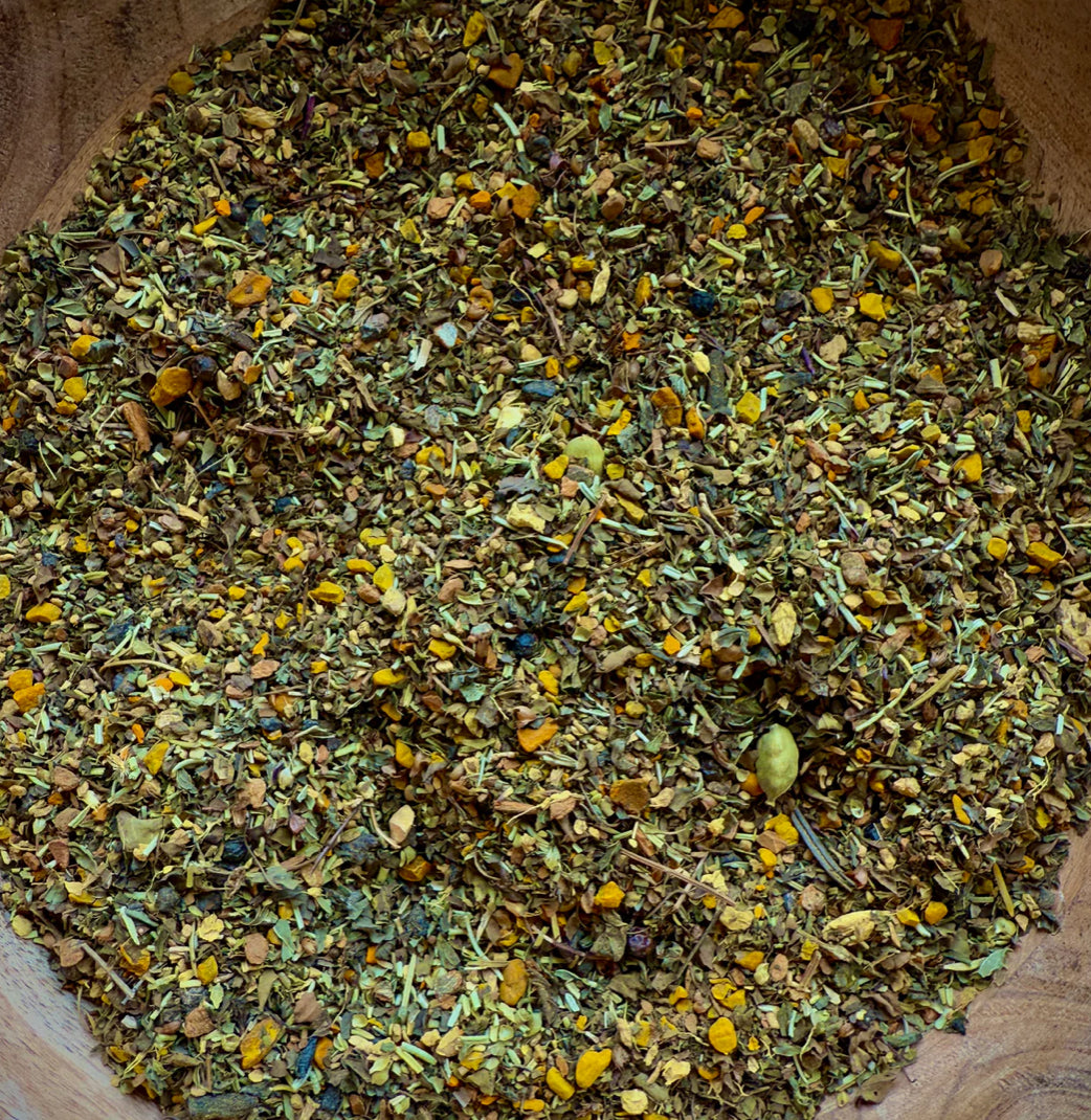 Anti Inflammatory & Pain Relief Blend (Extra Strength)- Tulsi Ginger Turmeric Tea