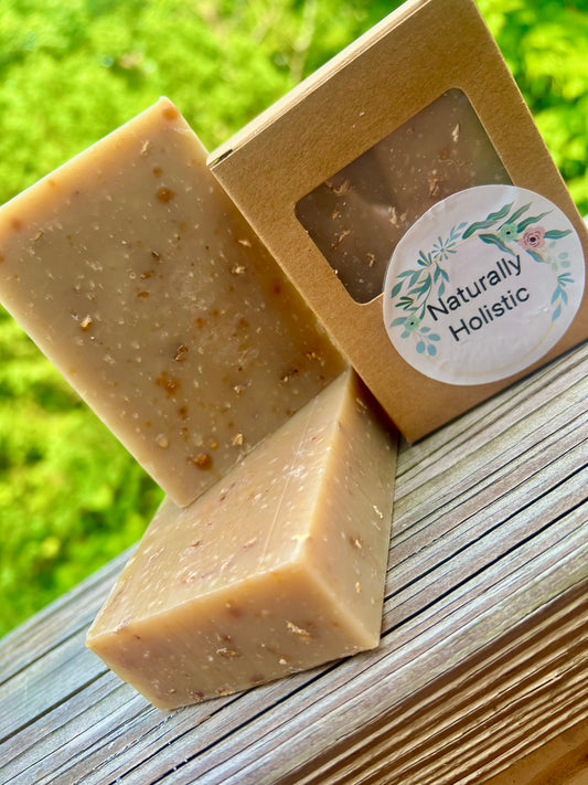 Oatmeal & Honey Soap Bar (All Natural)