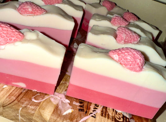 Strawberry Shortcake Soap Bar