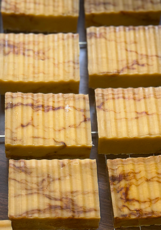 Pumpkin Swirl Soap Bar (Nearly Natural)