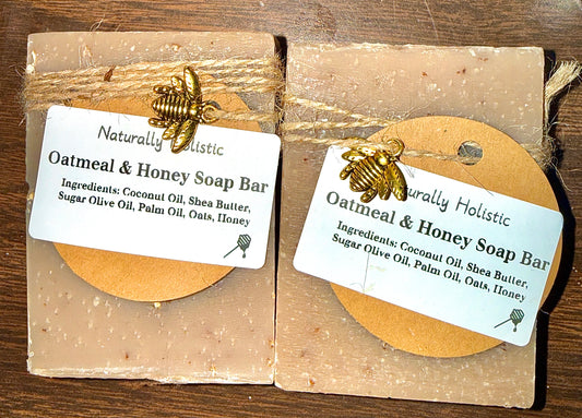 Oatmeal & Honey Soap Bar (All Natural)